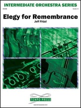 Elegy for Remembrance Orchestra sheet music cover